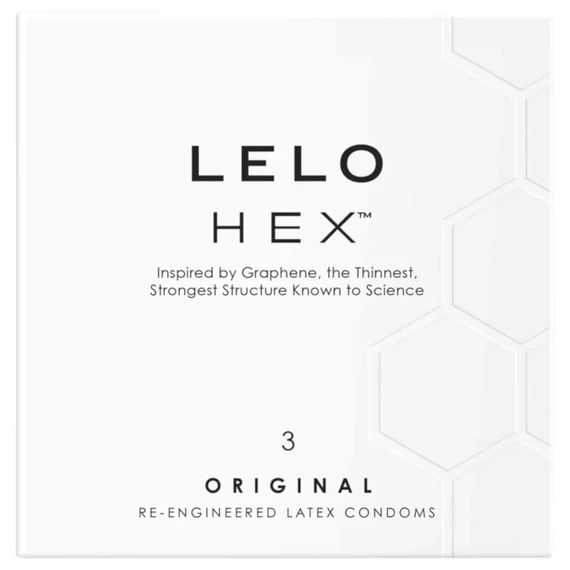 LELO HEX ORIGINAL - LUXUS ÓVSZER (3DB)